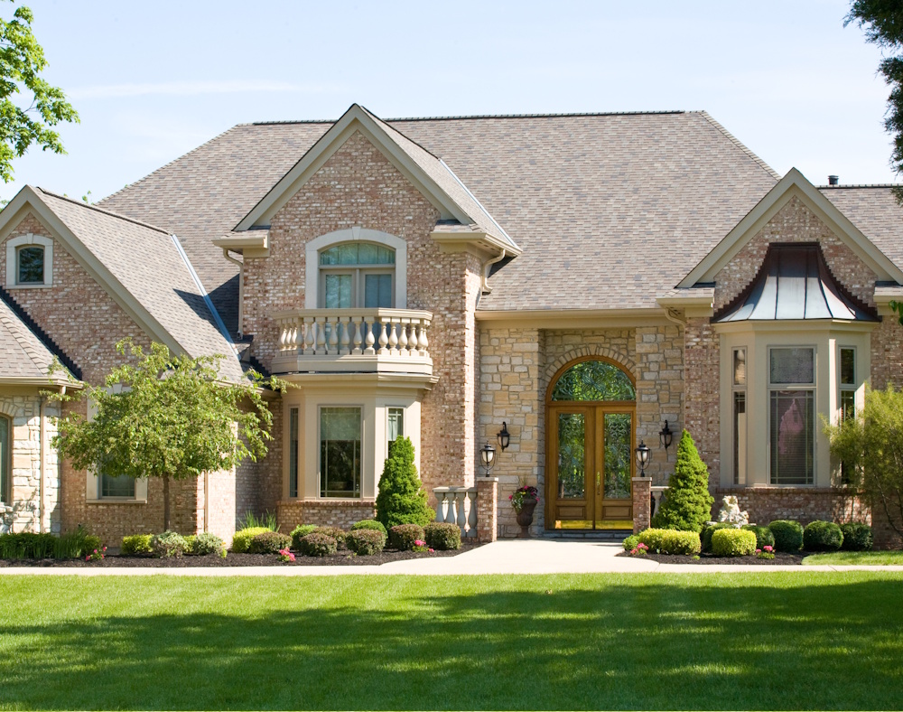 portrait of family standing together